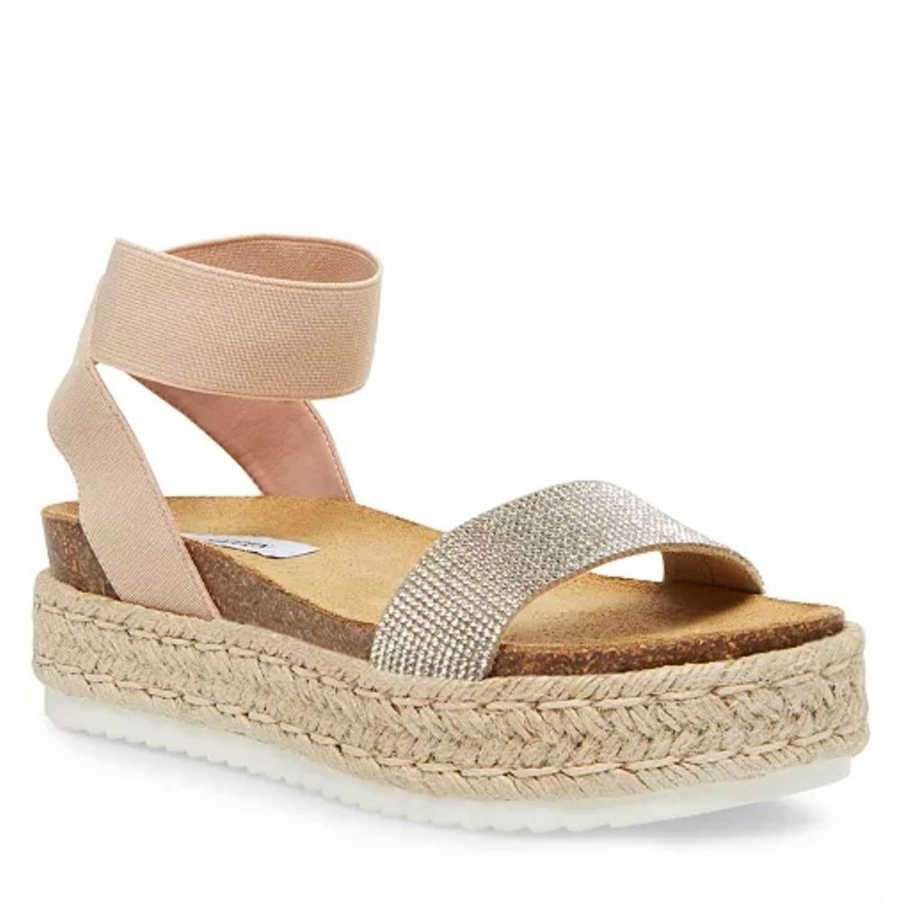 Steve Madden
Women's Kyleigh Rhinestone Flatform Sandals Size 7